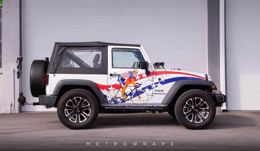  Jeep Wrangler Sport TEN SPD by MetroWrapz 2019 года  (фото 3 из 4)